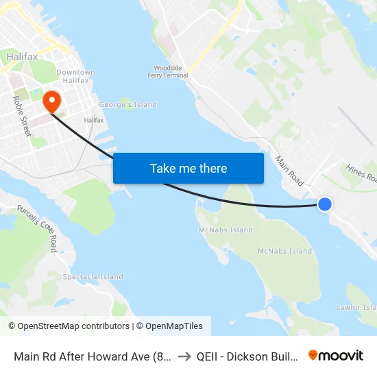 Main Rd After Howard Ave (8012) to QEII - Dickson Building map