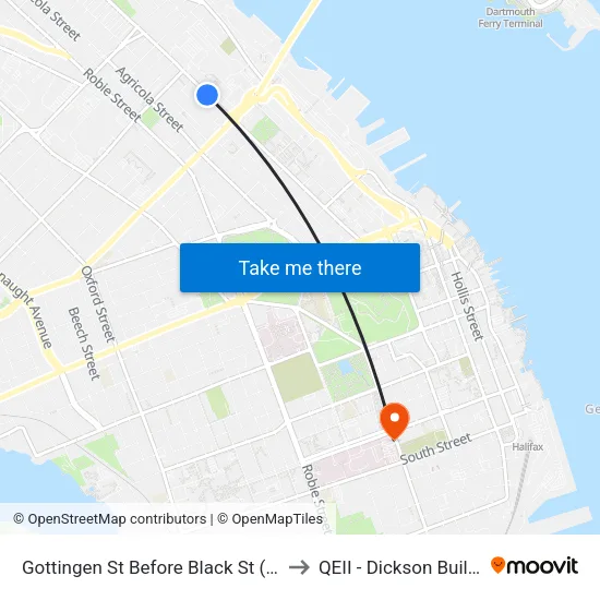 Gottingen St Before Black St (6777) to QEII - Dickson Building map