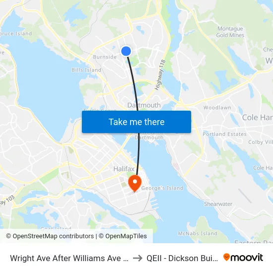 Wright Ave After Williams Ave (8859) to QEII - Dickson Building map
