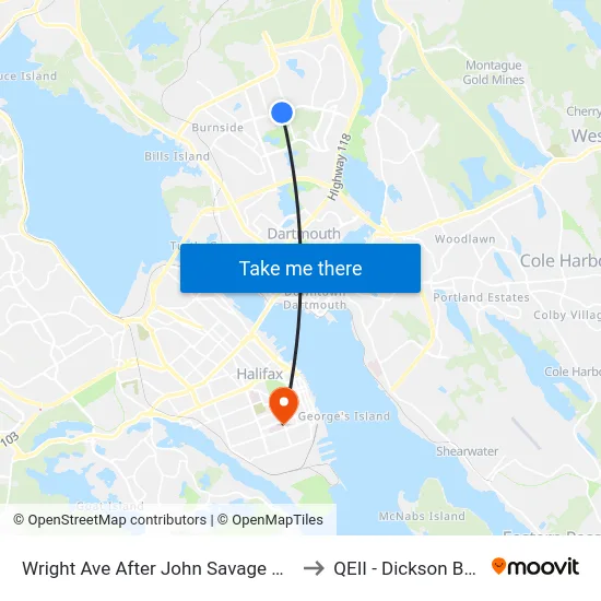 Wright Ave After John Savage Ave (8858) to QEII - Dickson Building map