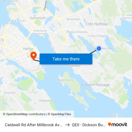 Caldwell Rd After Millbrook Ave (6342) to QEII - Dickson Building map
