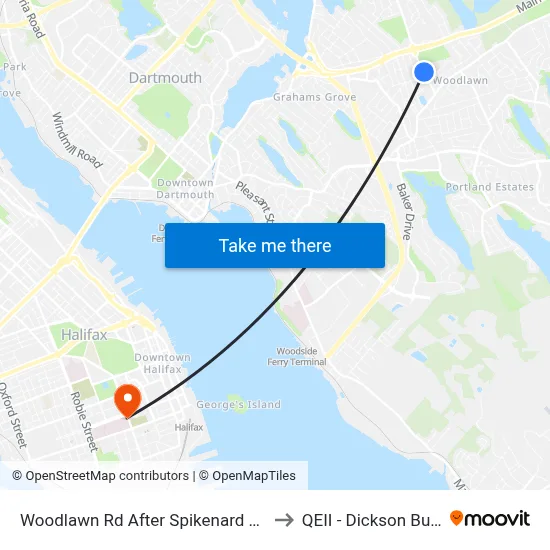 Woodlawn Rd After Spikenard St (8603) to QEII - Dickson Building map