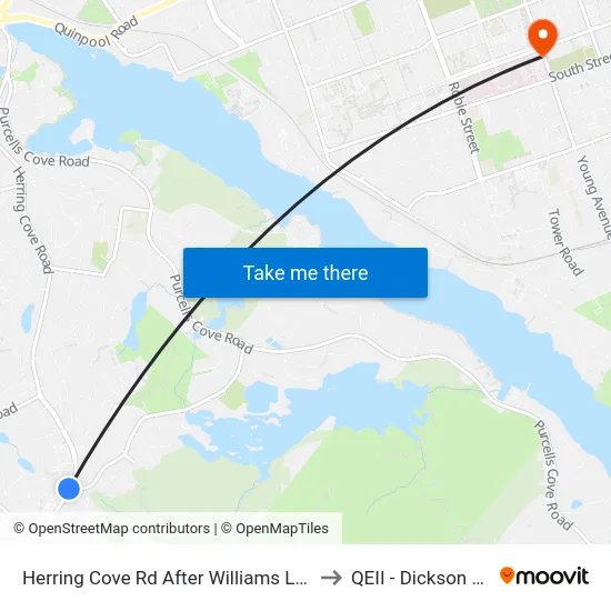 Herring Cove Rd After Williams Lake Rd (6905) to QEII - Dickson Building map