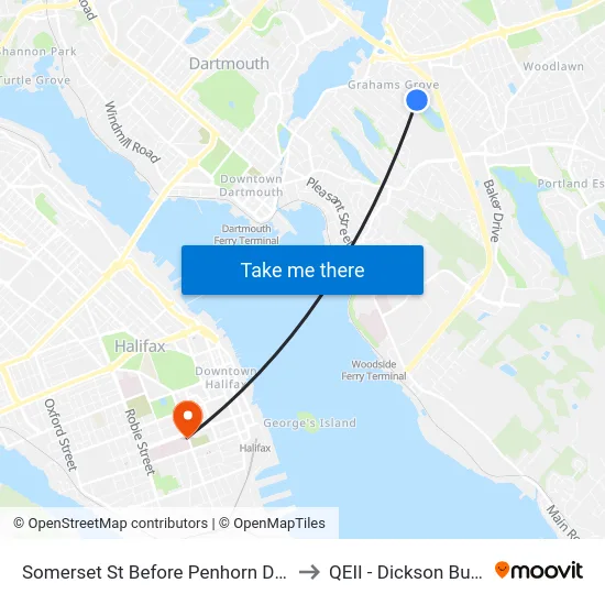 Somerset St Before Penhorn Dr (8290) to QEII - Dickson Building map