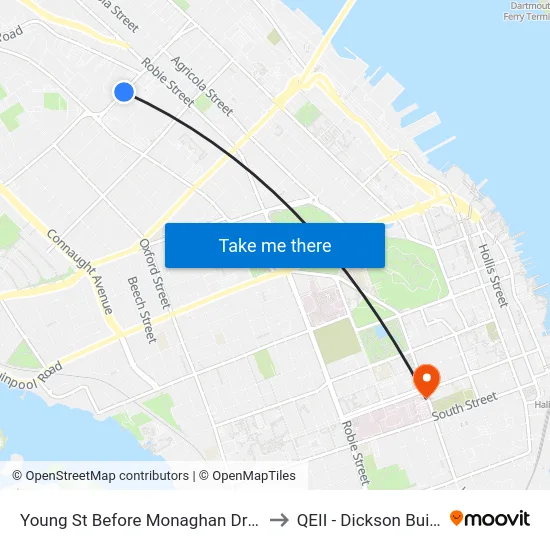 Young St Before Monaghan Dr (8633) to QEII - Dickson Building map
