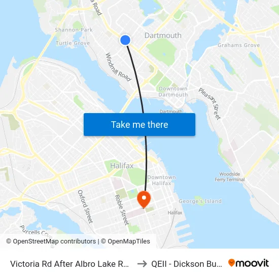 Victoria Rd After Albro Lake Rd (8418) to QEII - Dickson Building map