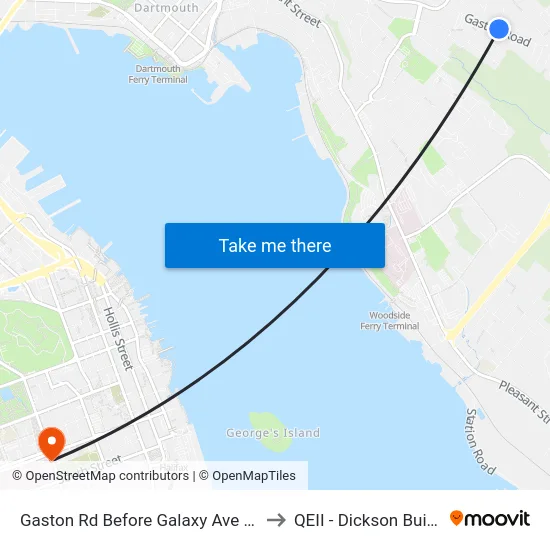 Gaston Rd Before Galaxy Ave (6729) to QEII - Dickson Building map