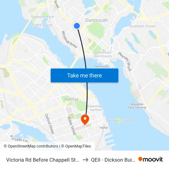 Victoria Rd Before Chappell St (8420) to QEII - Dickson Building map