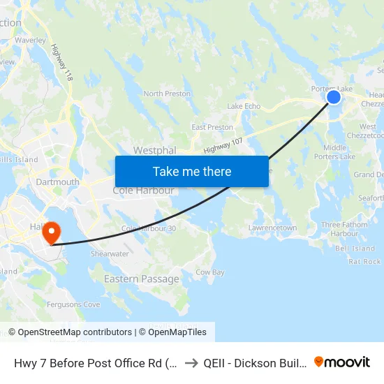 Hwy 7 Before Post Office Rd (8786) to QEII - Dickson Building map