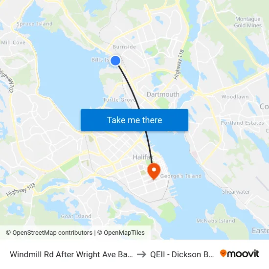 Windmill Rd After Wright Ave Bay 1 (8515) to QEII - Dickson Building map