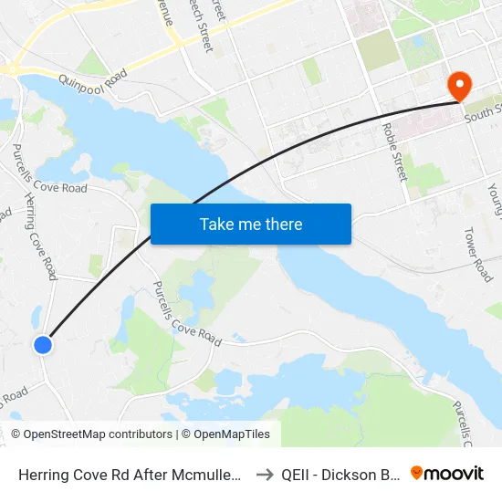 Herring Cove Rd After Mcmullen Rd (6870) to QEII - Dickson Building map