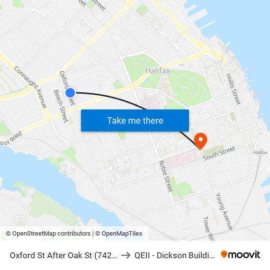 Oxford St After Oak St (7420) to QEII - Dickson Building map