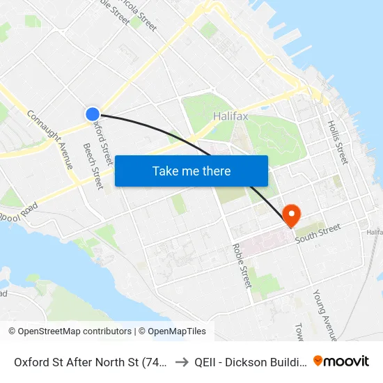 Oxford St After North St (7411) to QEII - Dickson Building map