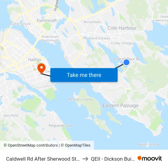 Caldwell Rd After Sherwood St (6336) to QEII - Dickson Building map