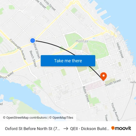 Oxford St Before North St (7418) to QEII - Dickson Building map