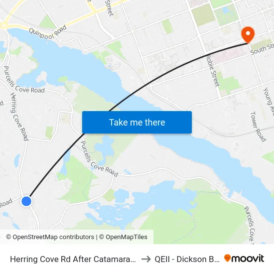 Herring Cove Rd After Catamaran Rd (6852) to QEII - Dickson Building map