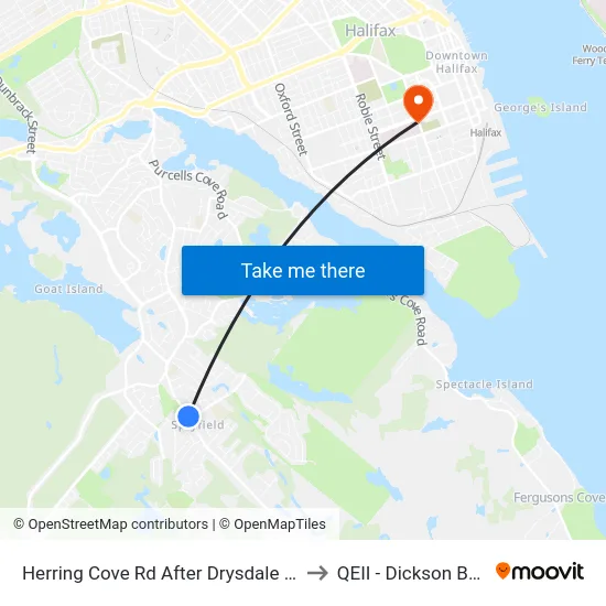 Herring Cove Rd After Drysdale Rd (6858) to QEII - Dickson Building map