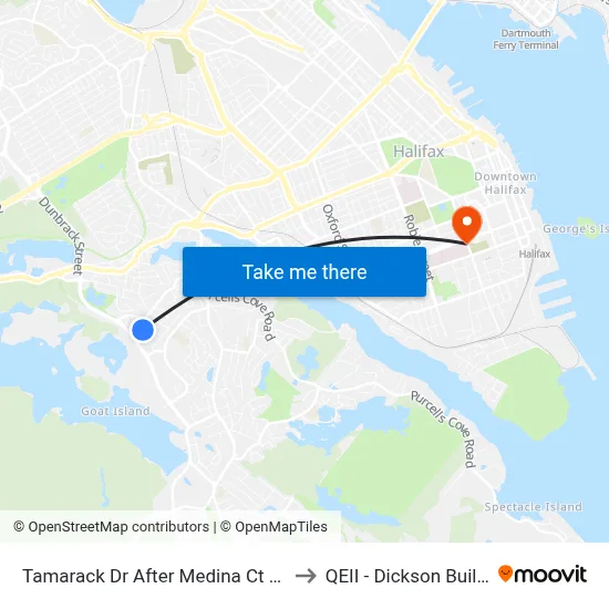 Tamarack Dr After Medina Ct (8370) to QEII - Dickson Building map