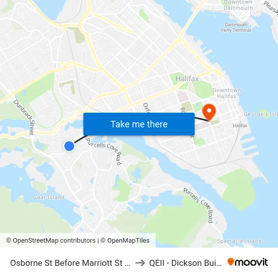 Osborne St Before Marriott St (7397) to QEII - Dickson Building map