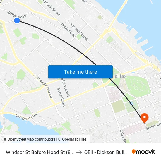 Windsor St Before Hood St (8562) to QEII - Dickson Building map