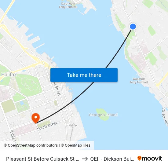 Pleasant St Before Cuisack St (7479) to QEII - Dickson Building map