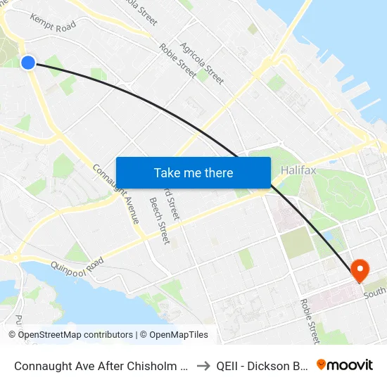 Connaught Ave After Chisholm Ave (6499) to QEII - Dickson Building map
