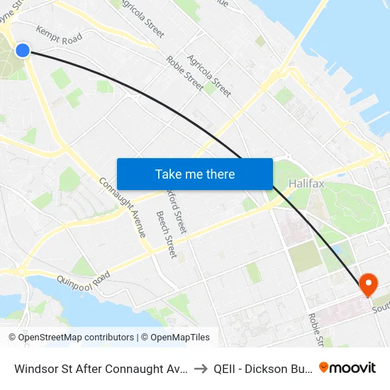 Windsor St After Connaught Ave (8552) to QEII - Dickson Building map
