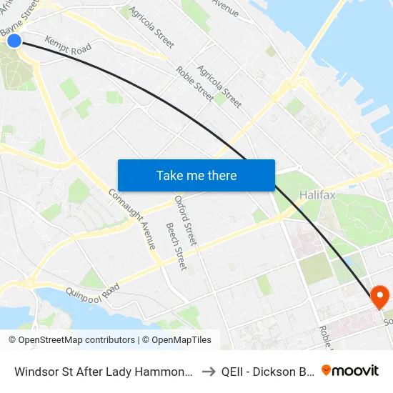 Windsor St After Lady Hammond Rd (8553) to QEII - Dickson Building map
