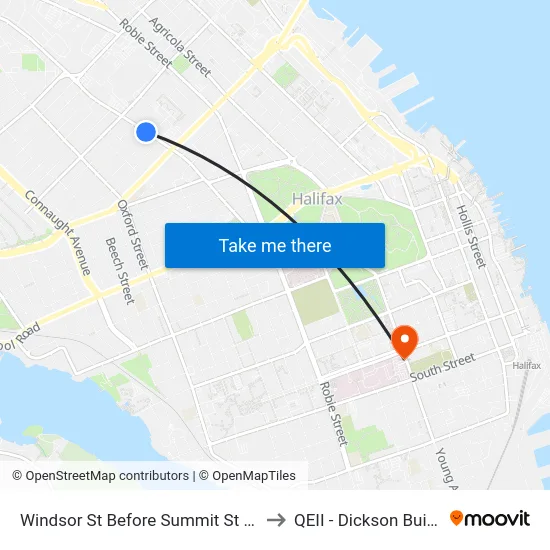 Windsor St Before Summit St (8569) to QEII - Dickson Building map