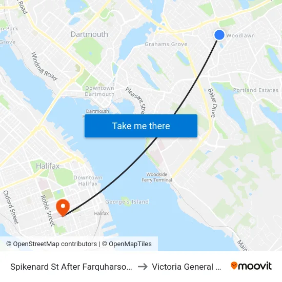 Spikenard St After Farquharson St (8320) to Victoria General Hospital map
