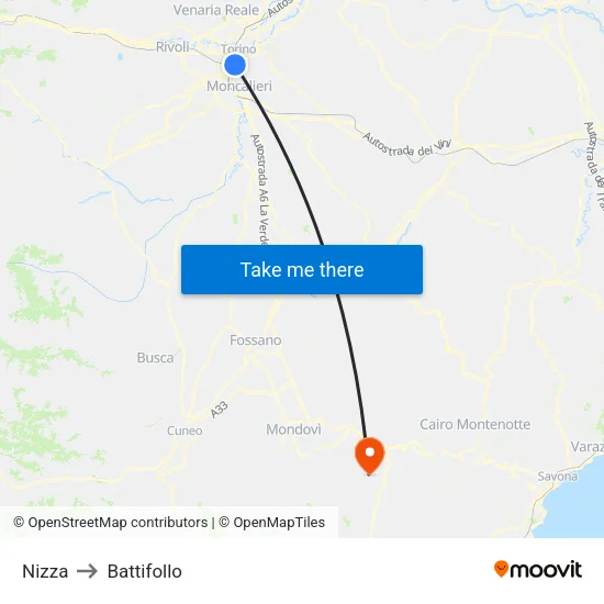 Nice to Battifollo map