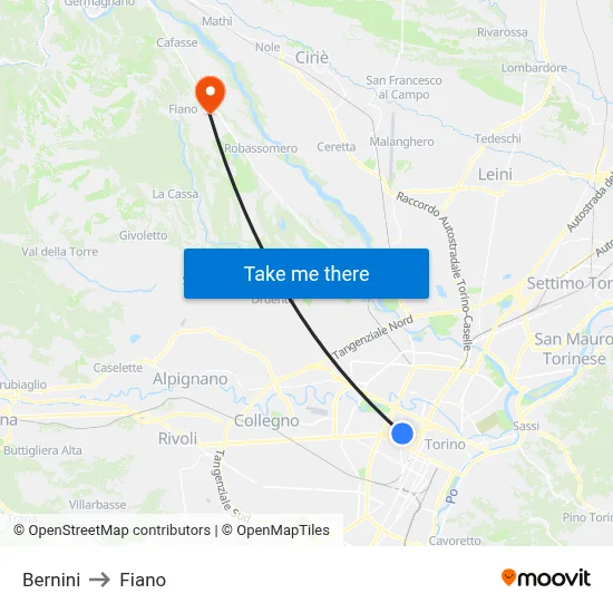 Bernini to Fiano map