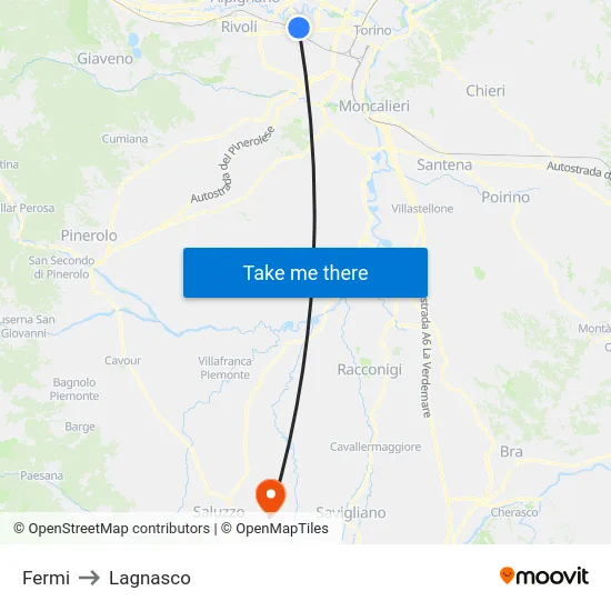 Fermi to Lagnasco map