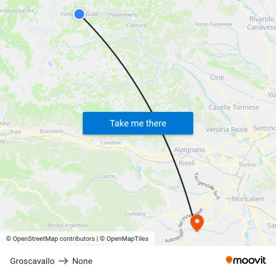 Groscavallo to None map
