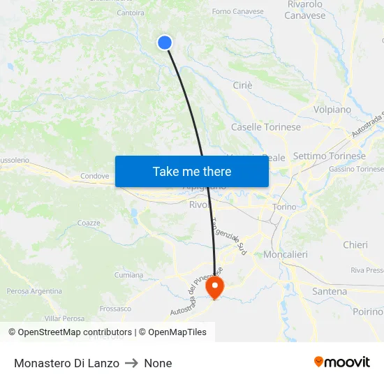 Monastero Di Lanzo to None map