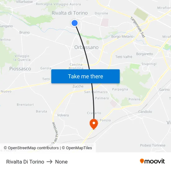 Rivalta Di Torino to None map