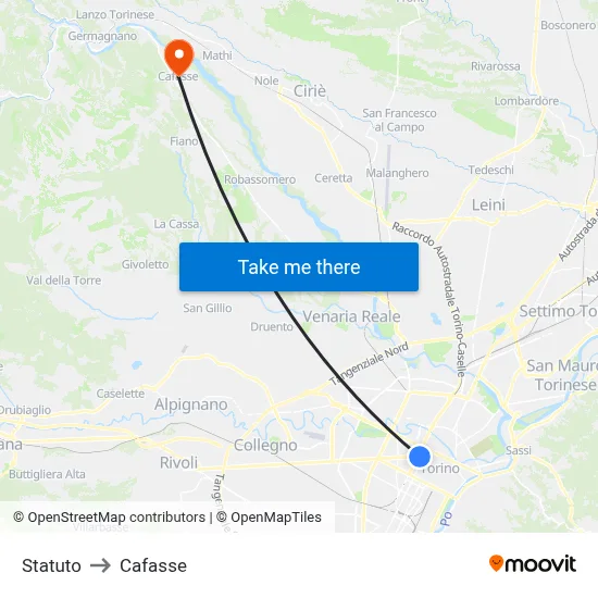 Statute to Cafasse map