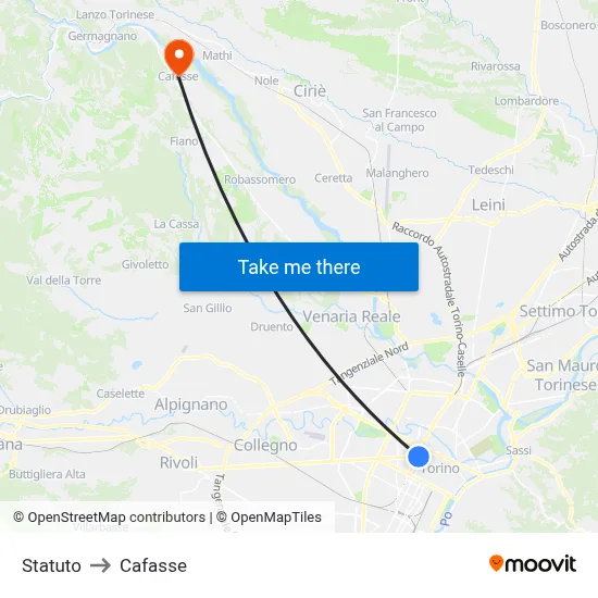 Statute to Cafasse map