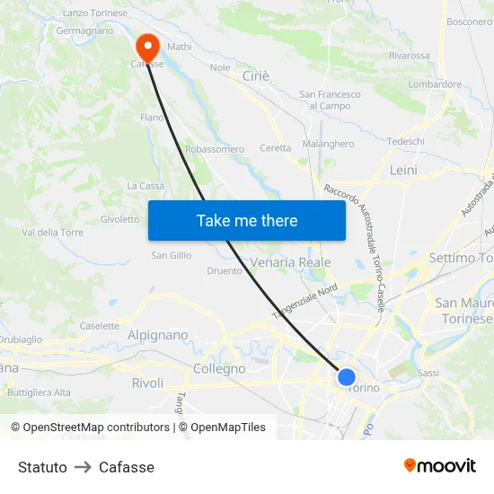 Statute to Cafasse map