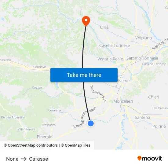 None to Cafasse map