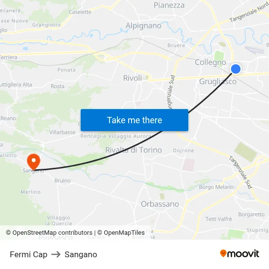 Fermi Terminal to Sangano map