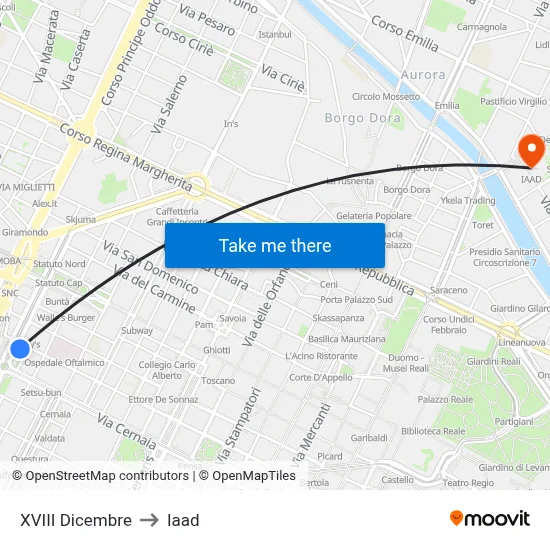 XVIII December to Iaad map