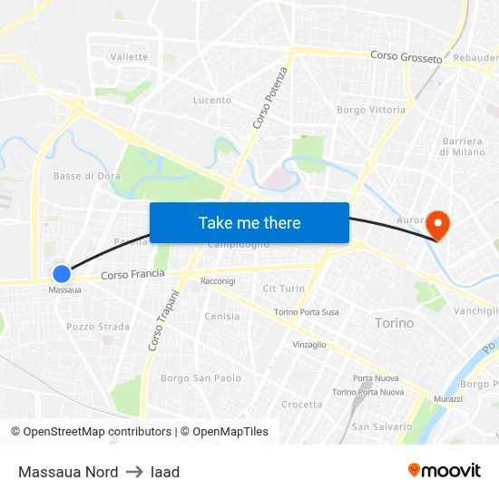 Massaua North to Iaad map