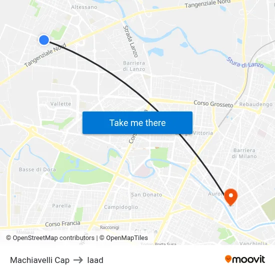 Machiavelli Terminal to Iaad map