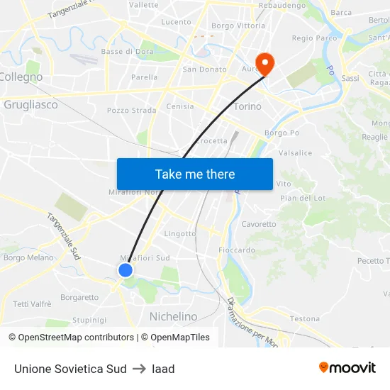Soviet Union South to Iaad map