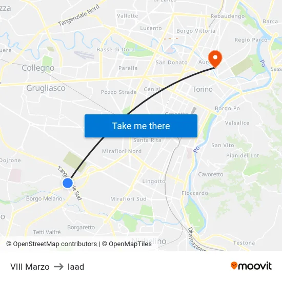 8th March to Iaad map