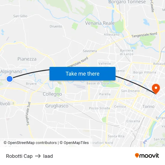 Robotti Terminal to Iaad map