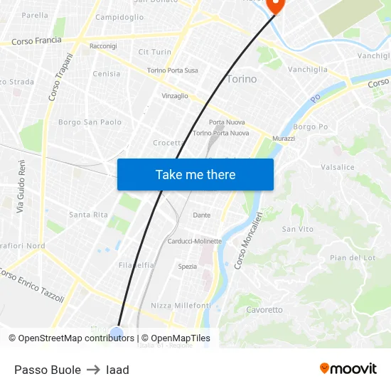 Buole Pass to Iaad map