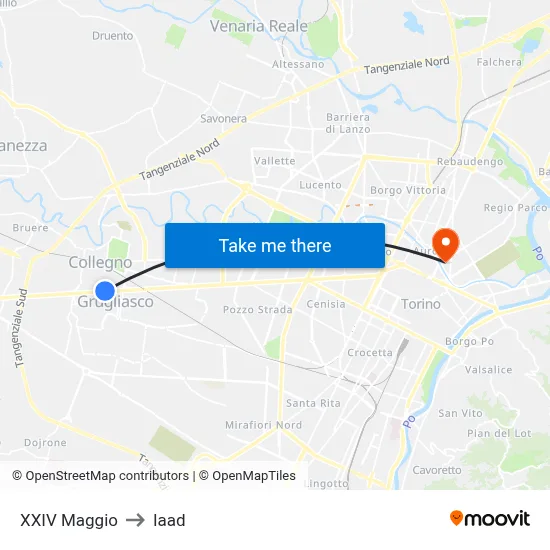 XXIV May to Iaad map