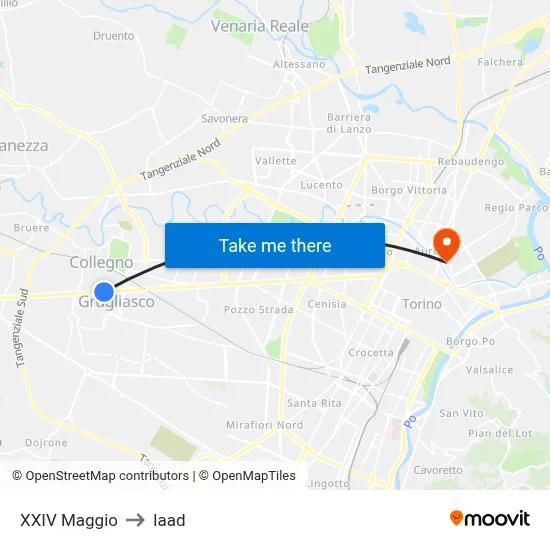 XXIV May to Iaad map